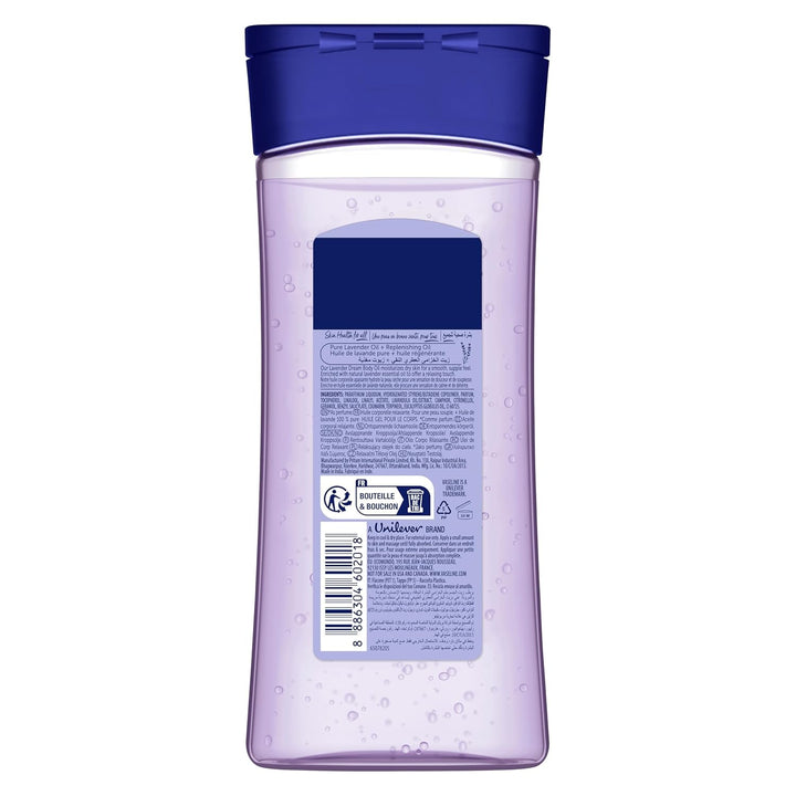 Vaseline Intensive Care Lavender Dream für geschmeidige Haut – Entspannendes Körpergel-Öl mit 100% r