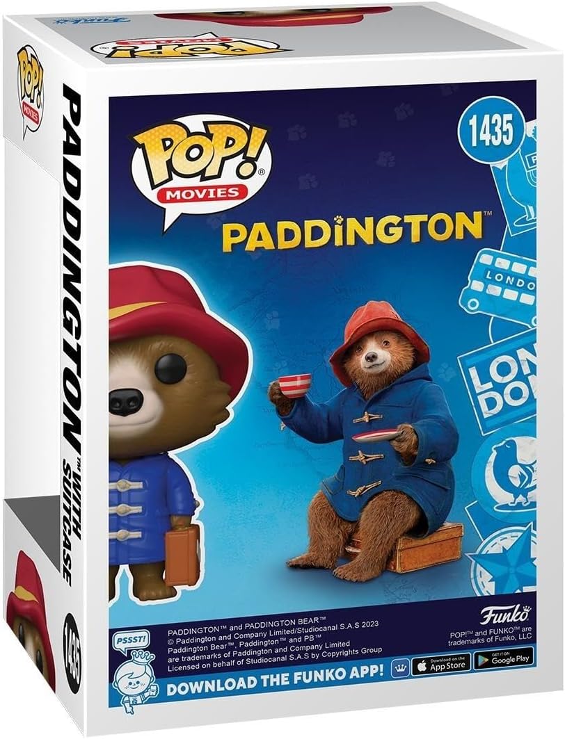 Funko POP! Movies Paddington with Case Collectable Vinyl Figure