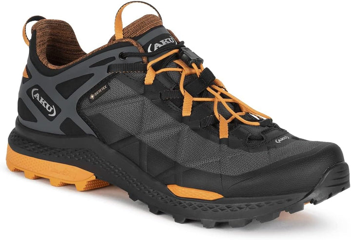 AKU Herren Rocket Dfs GTX Sneaker 40 EU Schwarz Orange, 40 EU Schwarz Orange