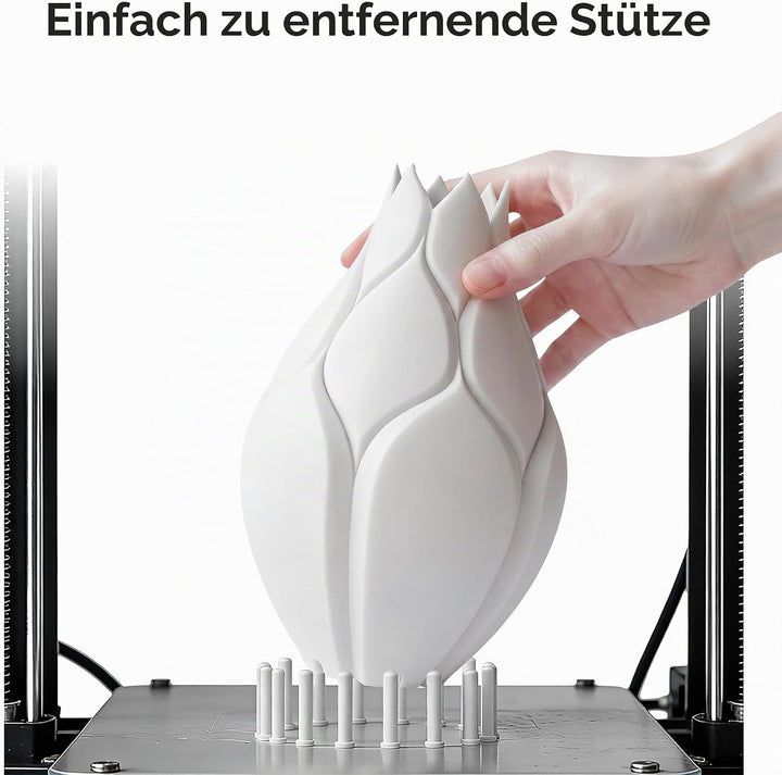 PLA Filament 1.75mm, GIANTARM 3D Drucker Filament PLA 2kg Spool (Weiss) 2kg 2KG-PLA-Weiss, 2kg 2KG-P