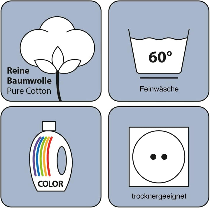 Herding Die kleine Raupe Nimmersatt Baby Bettwäsche 40x60 + 100x135 cm, 100% Baumwolle