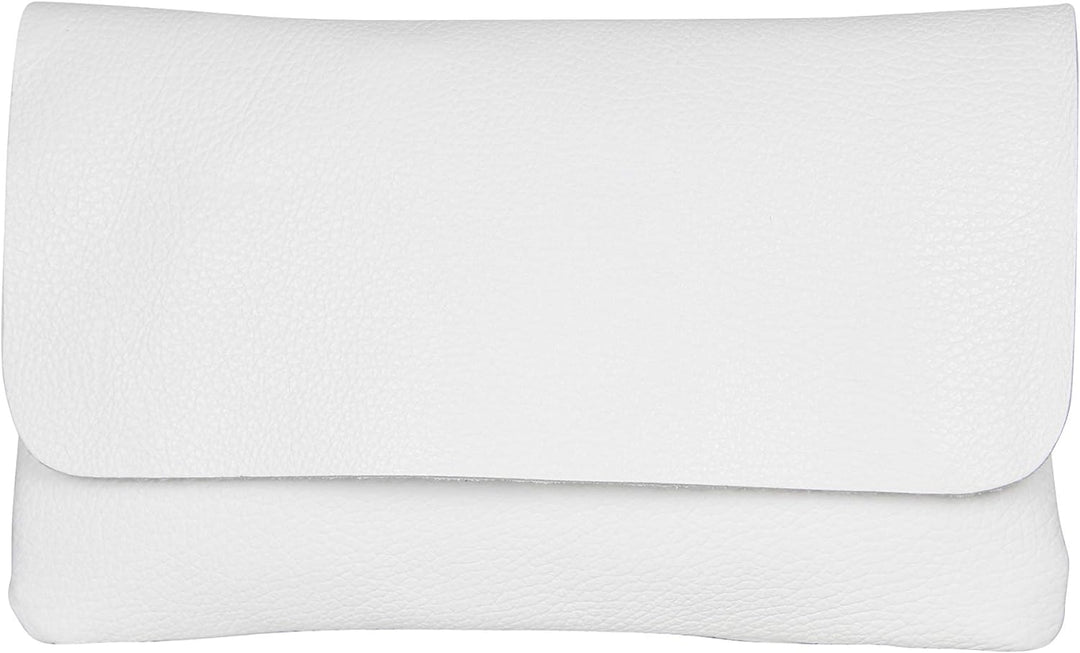 AmbraModa GLX11 - Damen Umhängetasche, Clutch, Handytasche aus echtem Leder mit abnehmbarem und vers