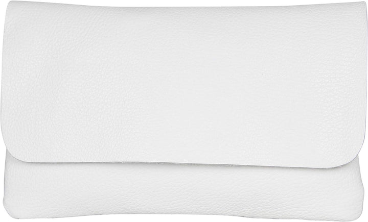 AmbraModa GLX11 - Damen Umhängetasche, Clutch, Handytasche aus echtem Leder mit abnehmbarem und vers