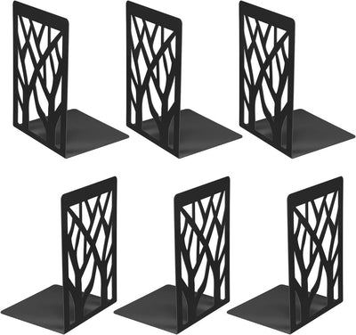 MSDADA Buchstützen, Buchstütze aus Metall Bücher Halter Regal, Bookends Buchstopper, Buchhalterung B