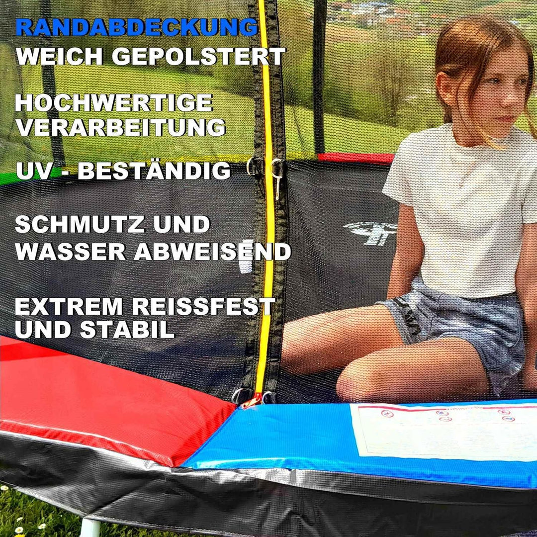 Baunsal® Trampolin Randabdeckung Ø 183 244 250 275 300 305 335 366 370 396 400 427 430 457 460 487 4
