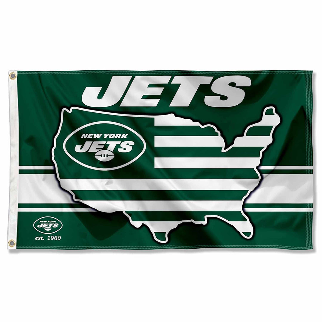 WinCraft New York Jets Nation USA American Country 3x5 Flag