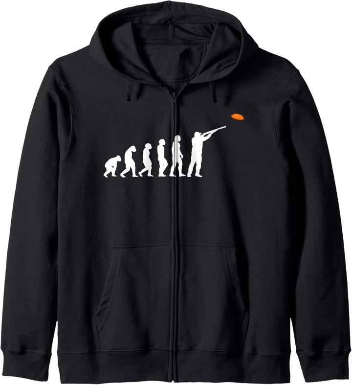 Tontaubenschiessen Tontauben Evolution Wurfscheibenschiessen Kapuzenjacke