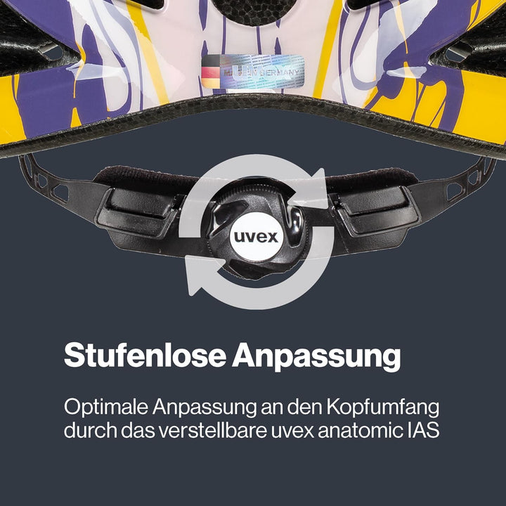 uvex air Wing - Leichter Allround-Helm für Damen und Herren - individuelle Grössenanpassung - erweit