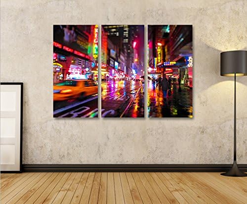 islandburner Bild Bilder auf Leinwand Times Square XXL Poster Leinwandbild Wandbild Art up Your Life