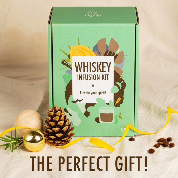 DIY Whisky Infusionsset von Craftly | Geschenkset | Tolles Geschenk für ihn, sie, Partner, Jahrestag