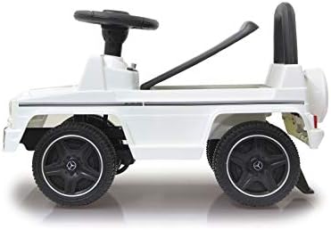 JAMARA 460403 Rutscher Mercedes-Benz AMG G63 Kippschutz, Kofferraum unter Sitzfläche, Schub-und Halt