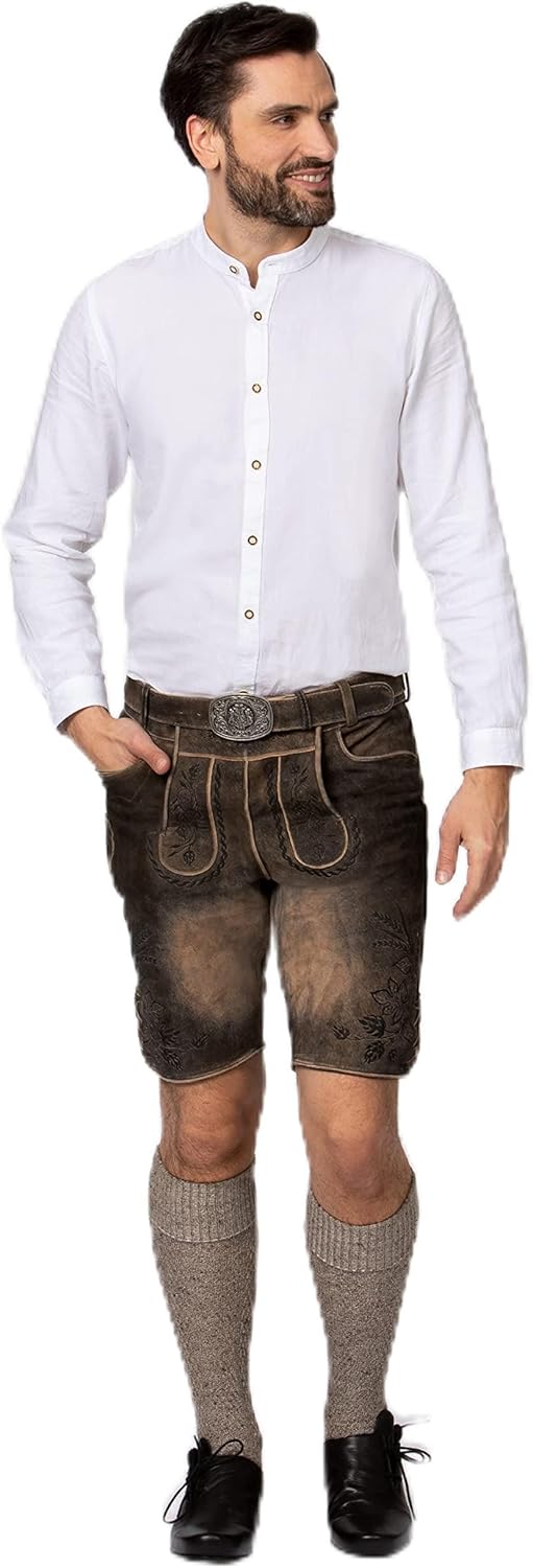 Stockerpoint Herren Hose Almbräu Freizeithose 46 Raw-schwarz, 46 Raw-schwarz