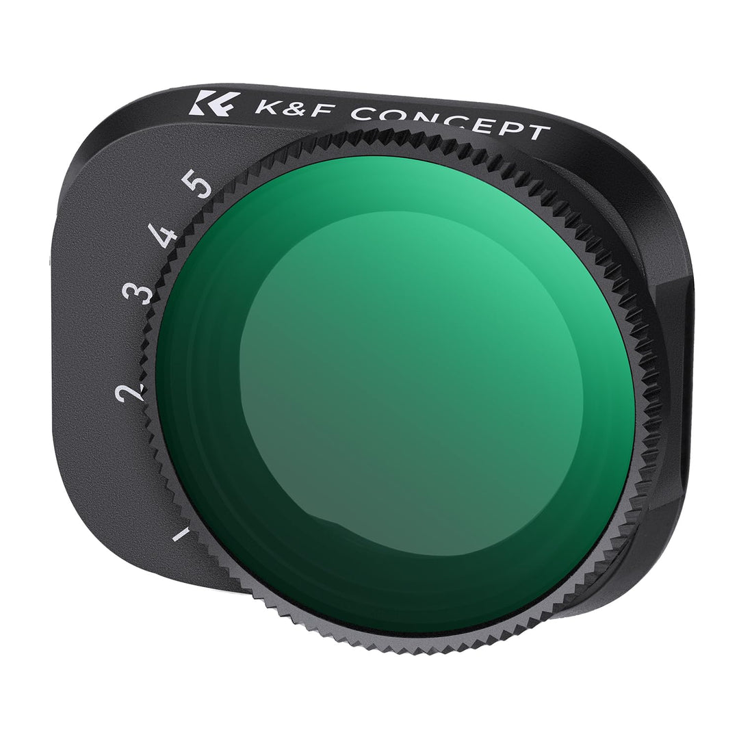 K&F Concept Mini 3,Mini 3 Pro ND Filter, Variabler ND Filter ND2-ND32,1-5 Stop Graufilter kompatibel