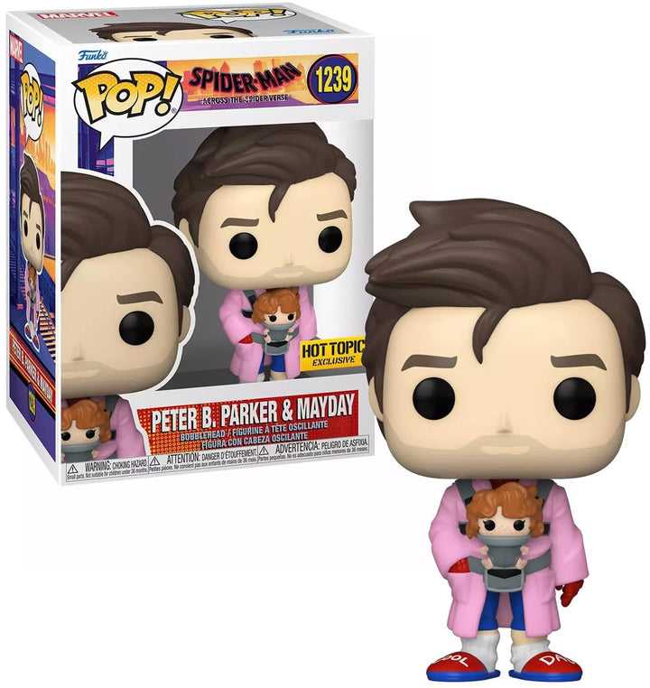 Funko Marvel Spider-Man Spider-Bath Peter Parker und MayDay Figur Pop!Marvel (Hot Topic Exclusive Mo