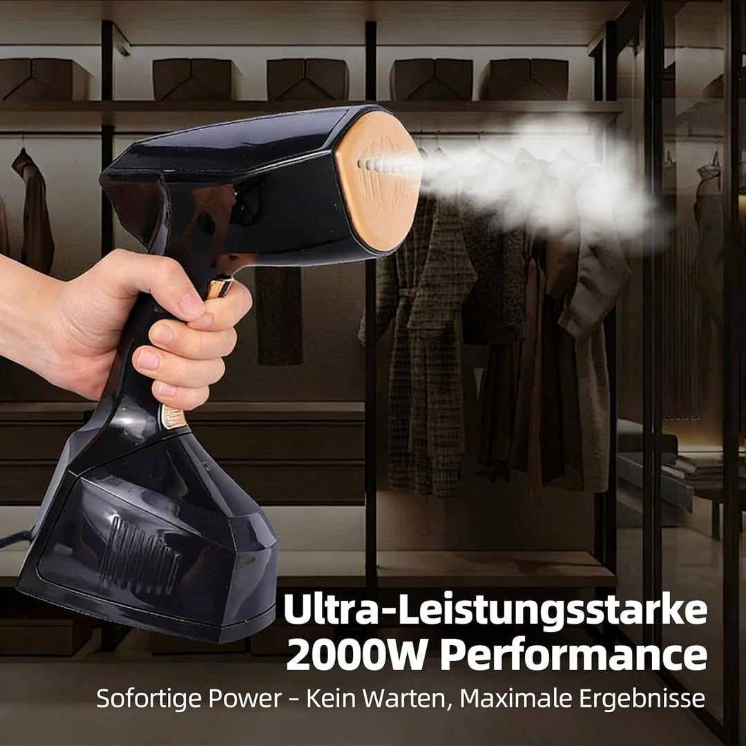YueLi Hand Steamer Dampfglätter 2000W & 300ml Wassertank – Tragbares Kompaktgerät für Nass-Trockenbü