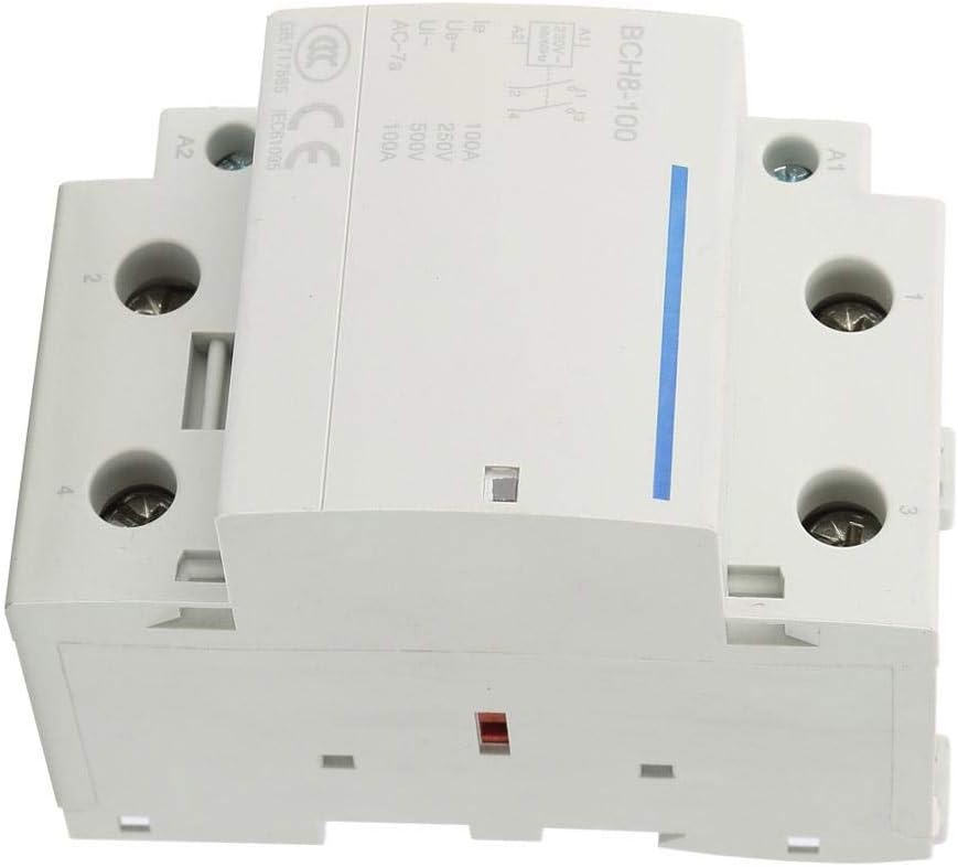 AC-Schütz, 2P 2NO 24/230V 50/60HZ Haushalts-AC-Schütz 100A Modulares Schütz für Haushaltsanwendungen