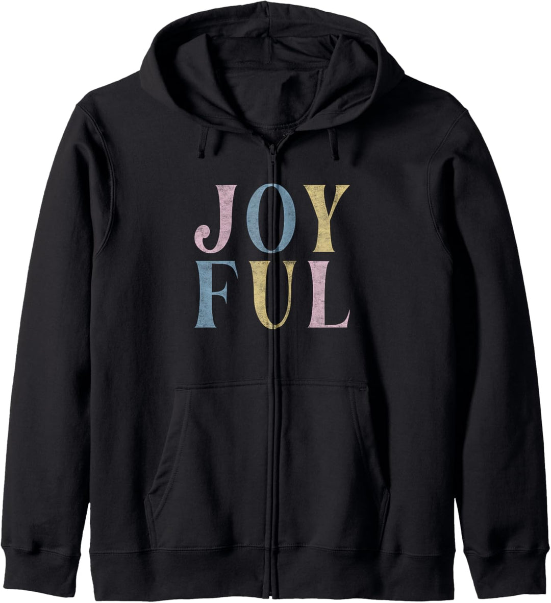 Joyful Word Stack Kapuzenjacke