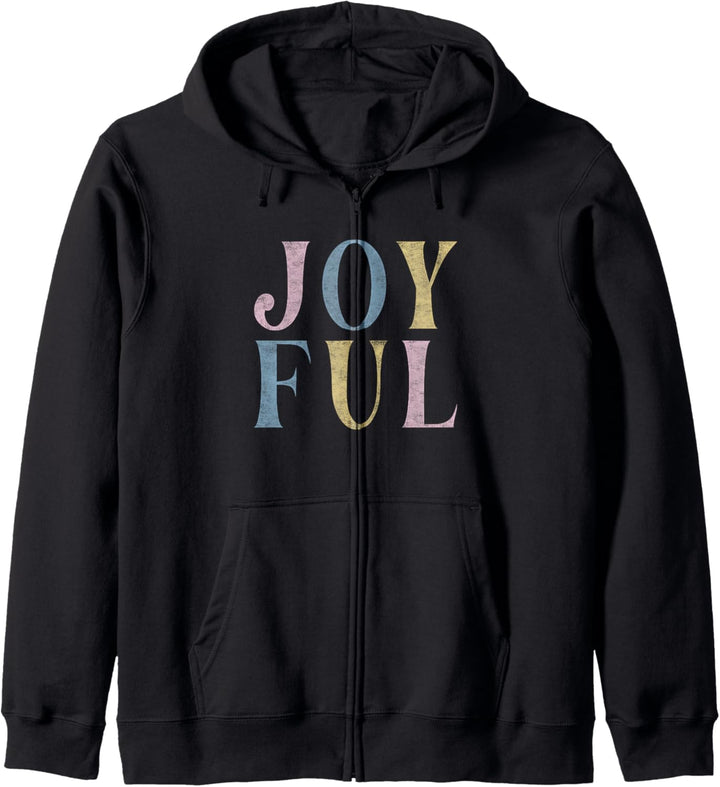 Joyful Word Stack Kapuzenjacke