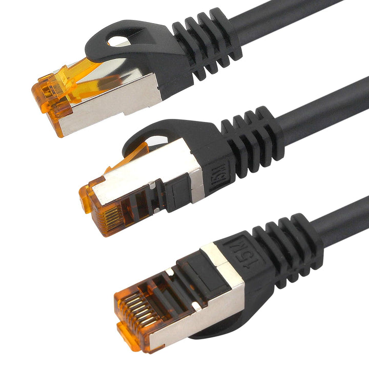 1aTTack.de 368262 Cat.6a Outdoor Netzwerkkabel 45m - schwarz - Cat6a Patchkabel (SFTP PIMF) 10 Gb/s