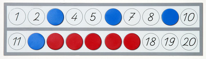 Betzold - Schüler-Rechenleiste - Zahlenraum bis 20 Grundschule Mathematik Hilfsmittel 10 Stück, 10 S