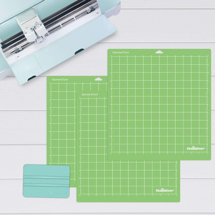 TECKWRAP StandardGrip Schneidematte, 30,5 x 30,5 cm, Grün, 3 Stück, Grün
