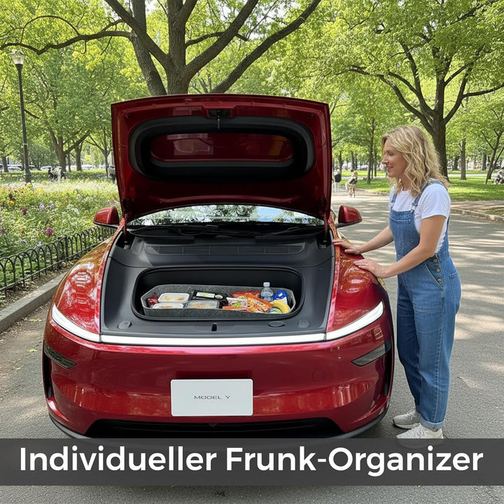 VLOX Tesla Model Y Juniper Kofferraum- & Frunk Organizer Aufbewahrungsbox Set – Passgenau für Model