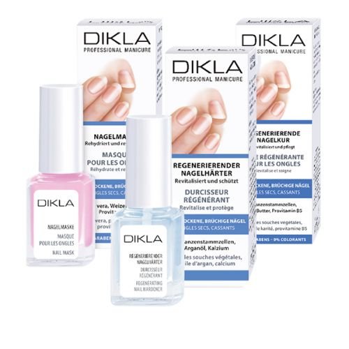 DIKLA - Spezial Pflegeset bei spröden, splitternden und brüchigen Nägeln | für perfekt gepflegte Näg