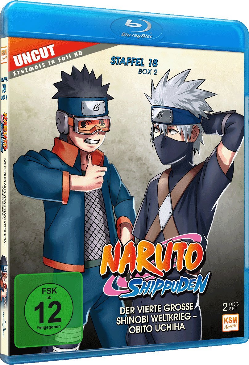 Naruto Shippuden - Der vierte grosse Shinobi Weltkrieg - Obito Uchiha/Uncut - Staffel 18.2: Folgen 6