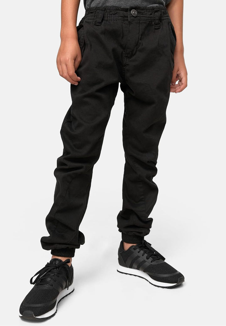 Urban Classics Jungen Hose Boys Stretch Jogging Pants mit elastischen Bündchen, Buben Jogginghose er