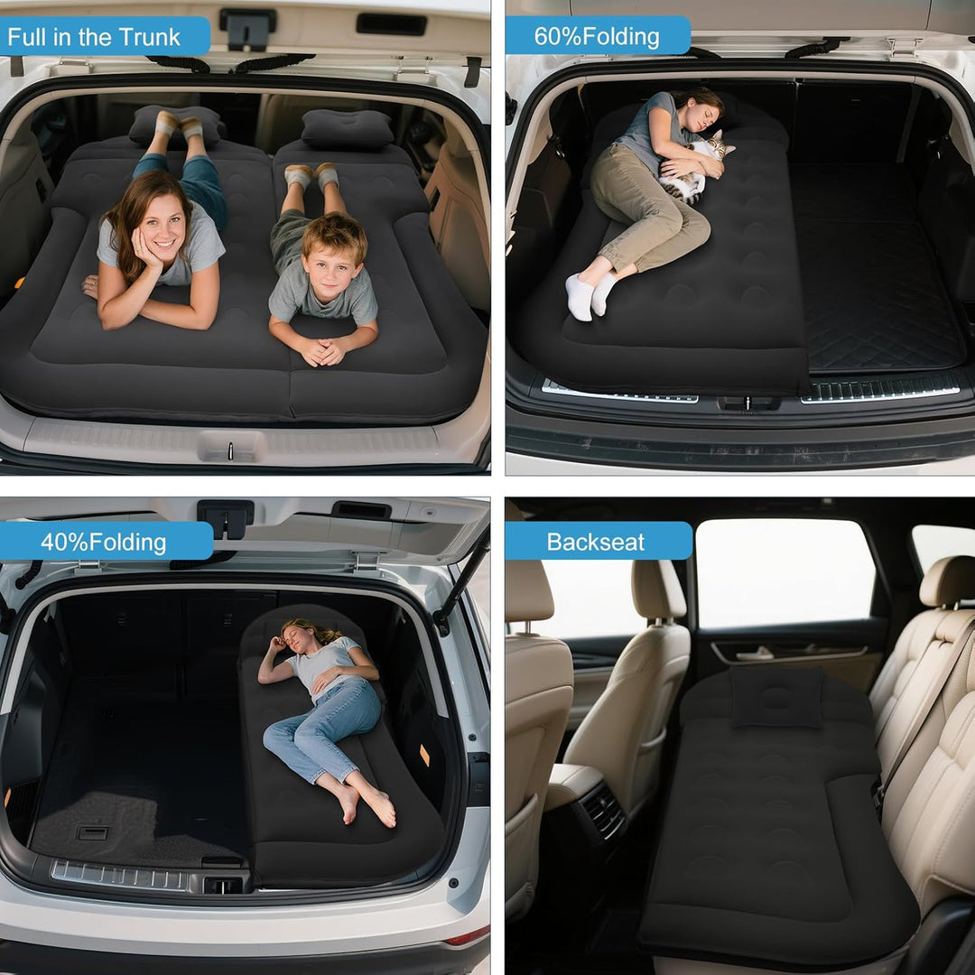SUV Auto Matratze Luftmatratze, Aufblasbare Auto Luftmatratze für Kofferraum & Rückbank, Luftbett Au