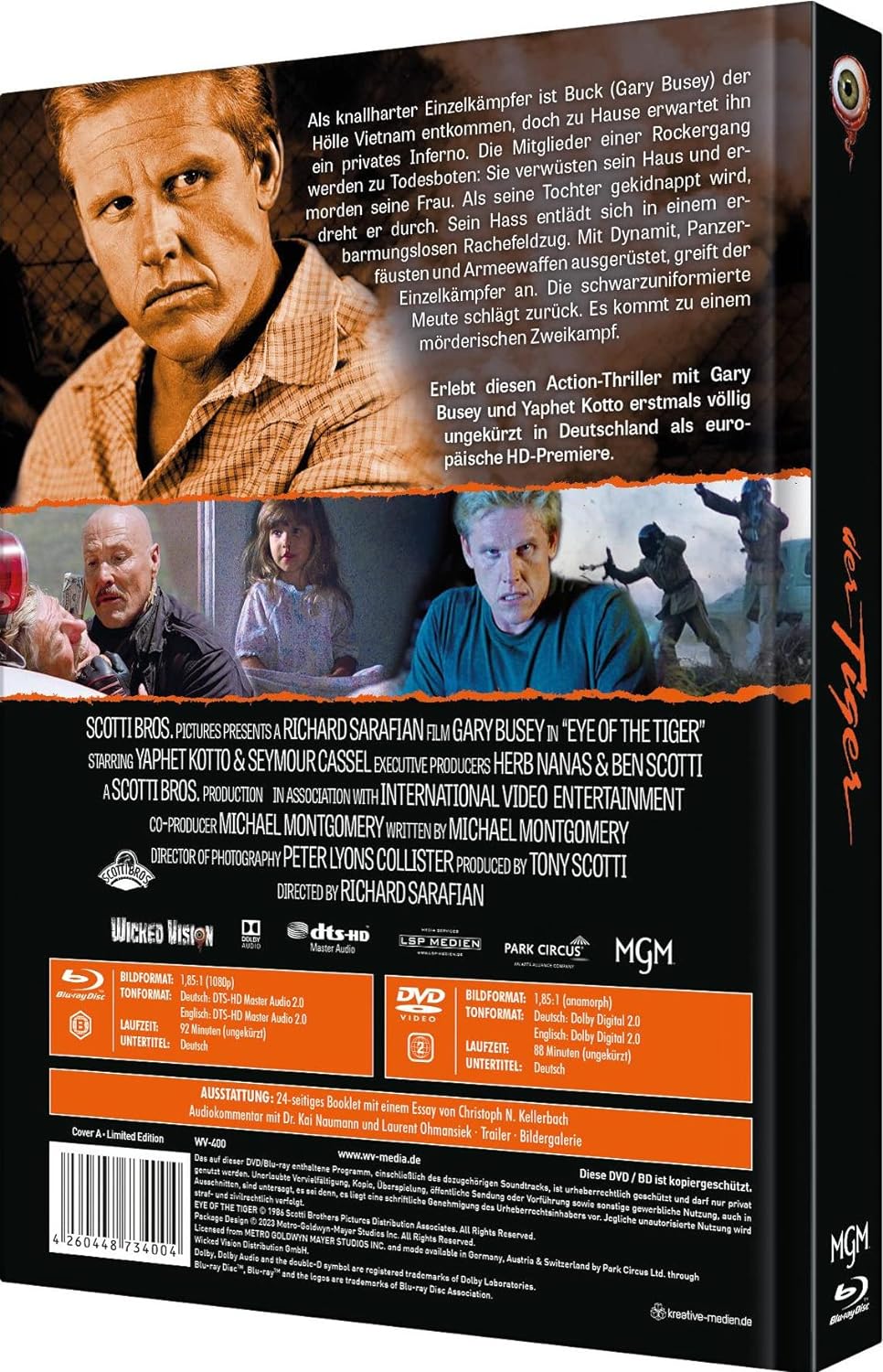 Eye of the Tiger - Mediabook - Cover A Limited Collector‘s Edition Nr. 66 - Limitiert auf 333 Stück,