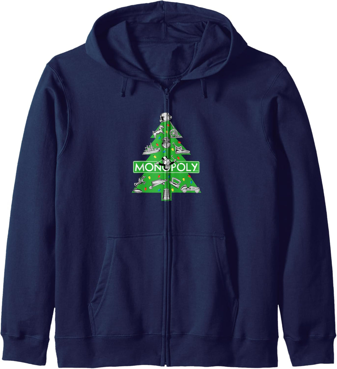 Monopoly Christmas Tree Kapuzenjacke