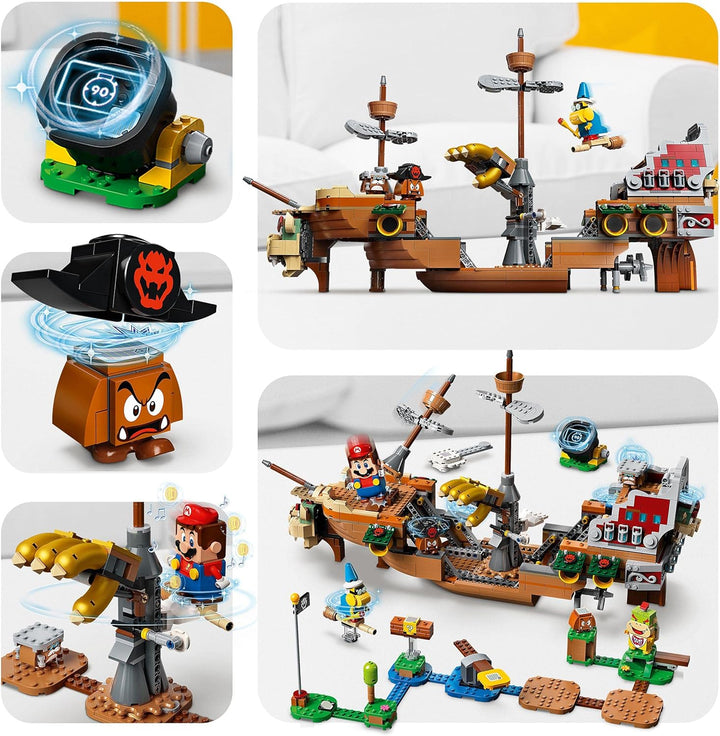 LEGO 71391 Super Mario Bowsers Luftschiff – Erweiterungsset, baubares Kinderspielzeug zum Sammeln, G