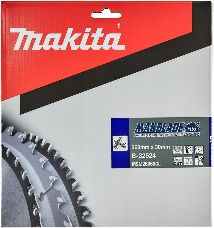 Makita Makblade+ Saegeblatt, 260 x 30 mm, 60Z, B-32524
