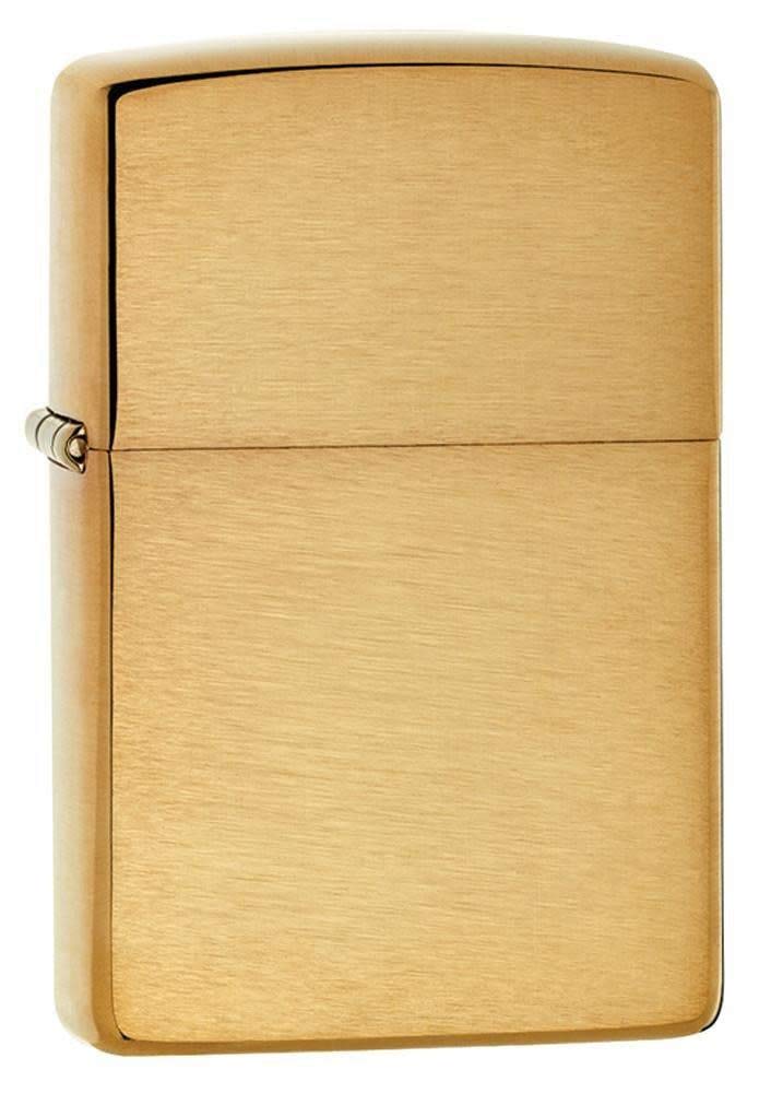 Zippo 168 Feuerzeug 60000850 Armor Case Brass Brushed Benzinfeuerzeug, Messing, Brass Brushed