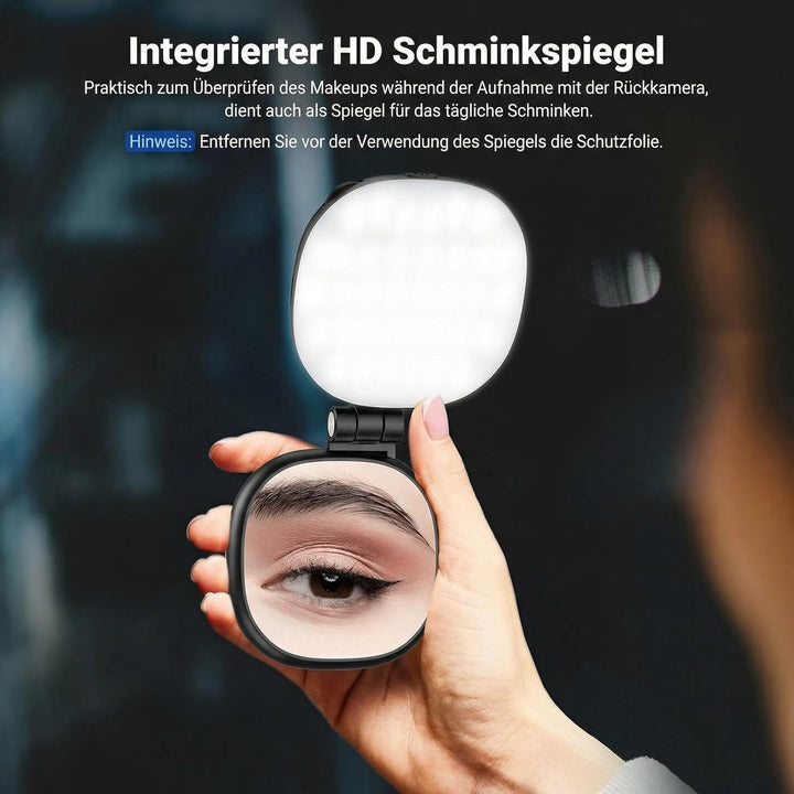 NEEWER Basics Magnetisches Selfie Licht Handy kompatibel mit MagSafe iPhone, 2W zweifarbiges kleines