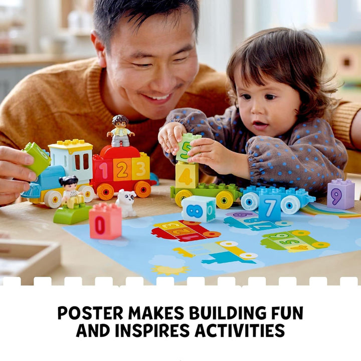 LEGO DUPLO My First Number Train - Learn to Count 10954 Building Toy; Introduce Toddlers to Numbers
