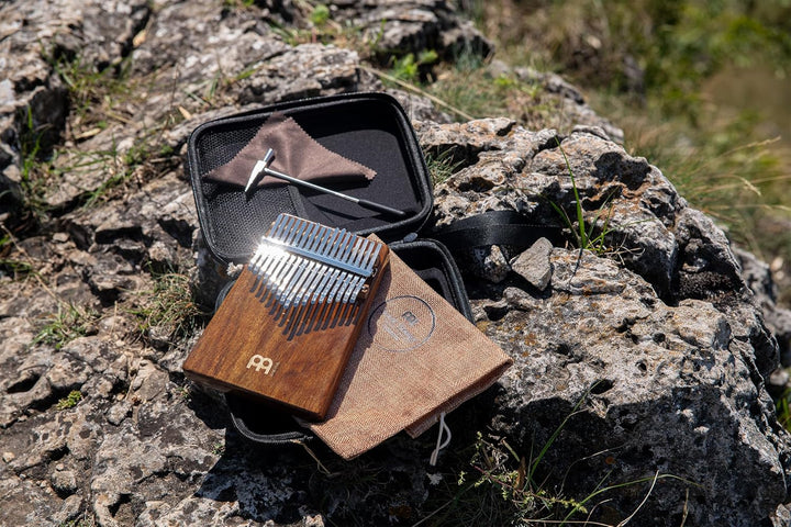 Sonic Energy Kalimba – Daumenklavier mit 17 Tönen in C-Dur – Fingerpiano aus solider Akazie inkl. St