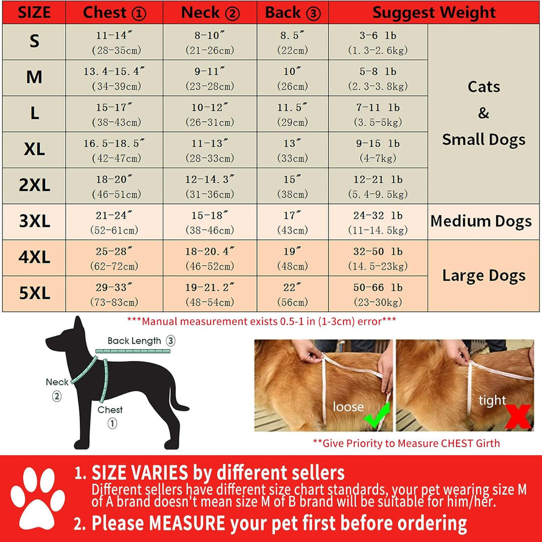 Oncpcare Hundemantel mit Geschirr für kleine Hunde, warmer Hunde-Wintermantel, Haustier-Jacke für Ka