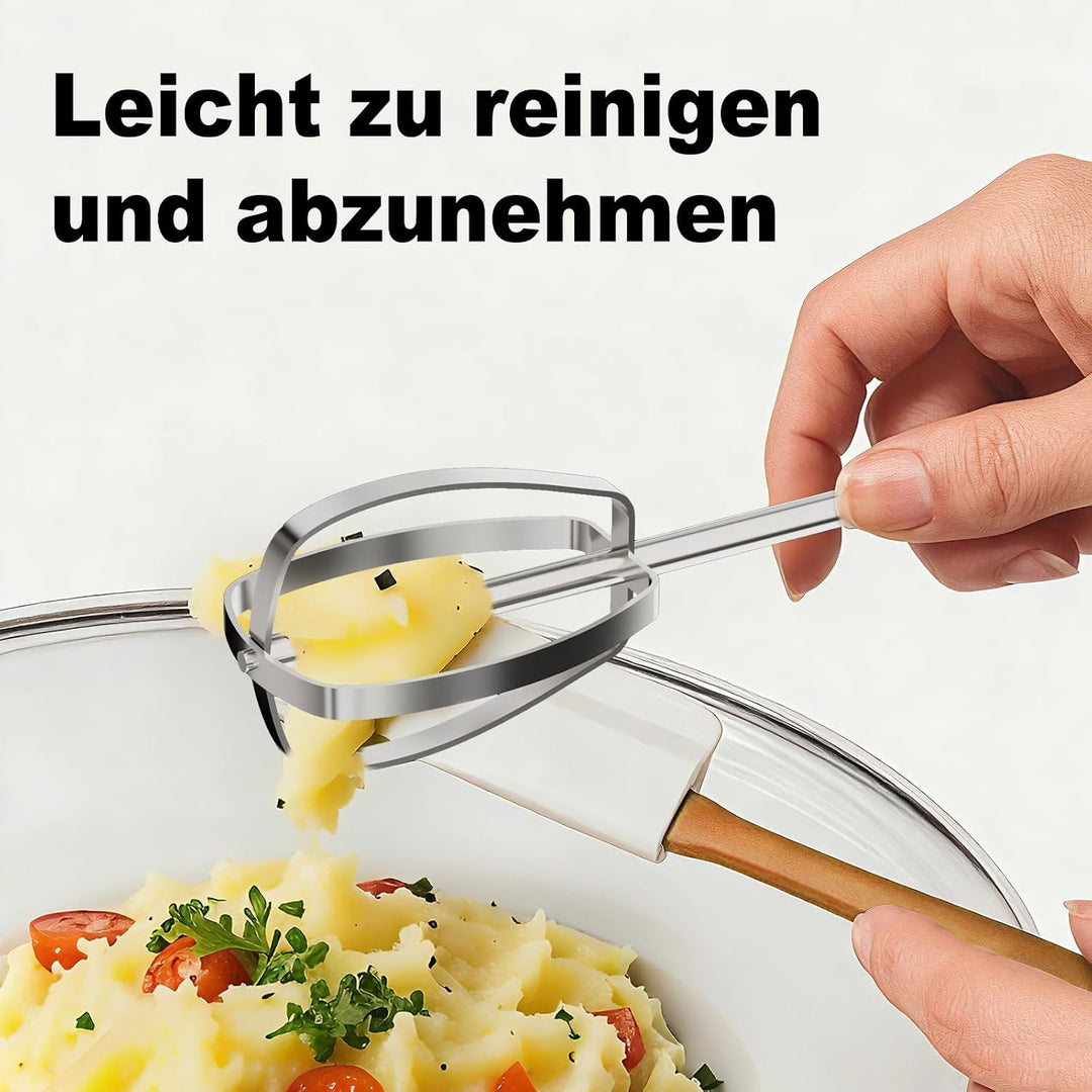 Camic Handmixer mit 9 Geschwindigkeitsstufen, Kabelloser Elektrisch- Handrührgerät mit Schneebesen,