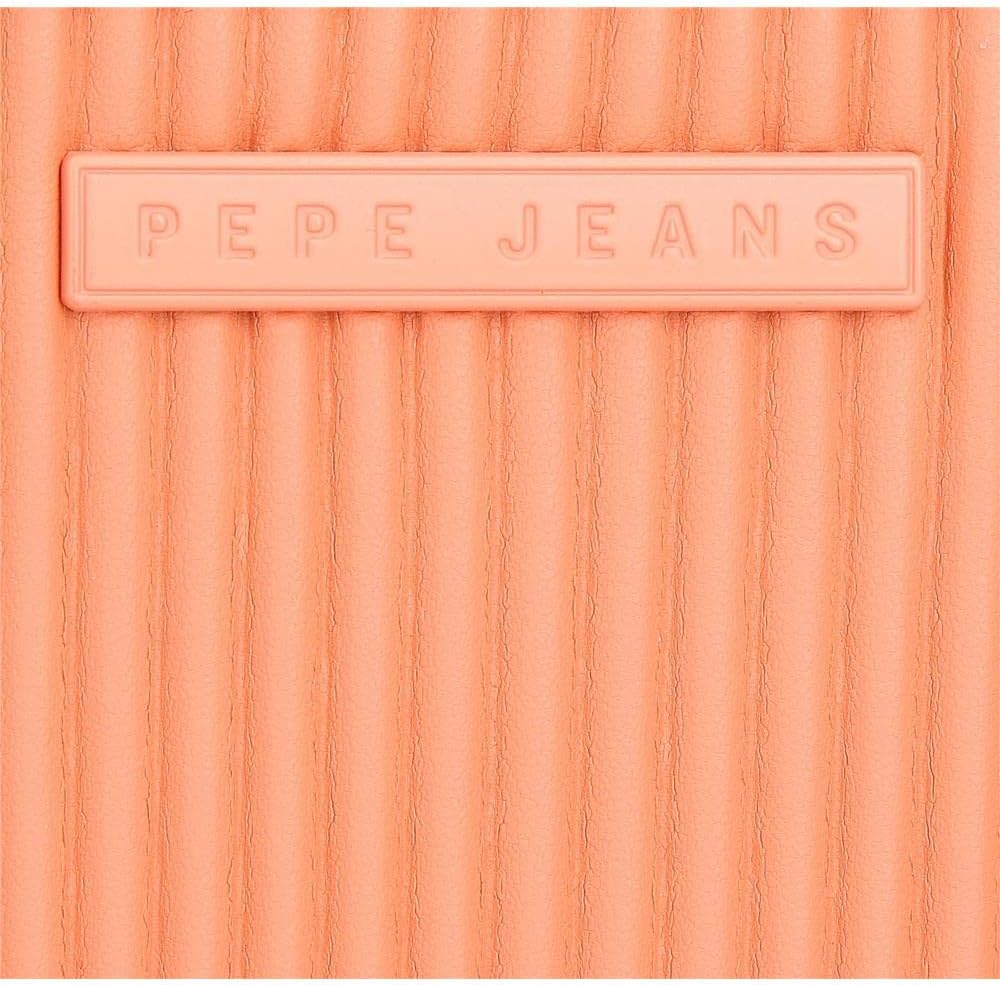 Pepe Jeans Aurora Geldbörse drei Fächer Orange 17,5 x 9,5 x 2 cm Kunstleder Orange dreifache Geldbör