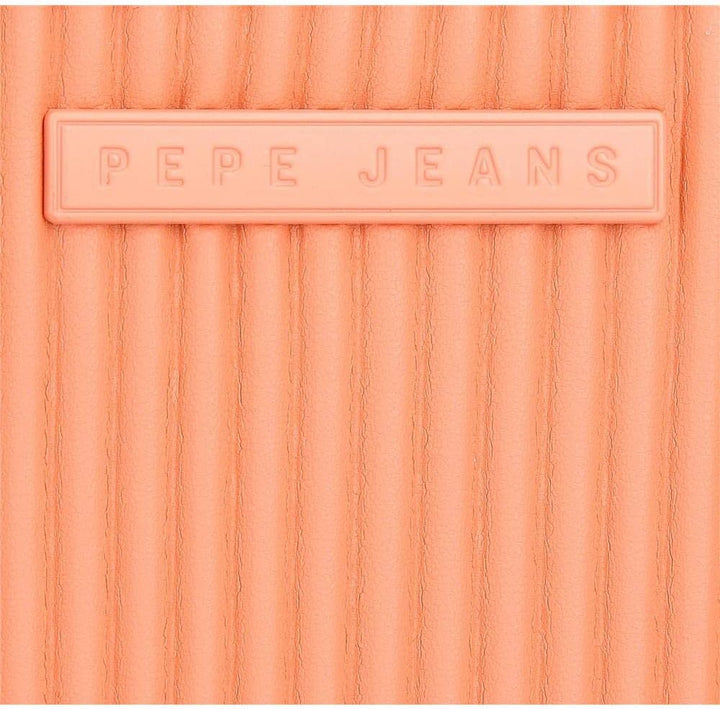 Pepe Jeans Aurora Geldbörse drei Fächer Orange 17,5 x 9,5 x 2 cm Kunstleder Orange dreifache Geldbör