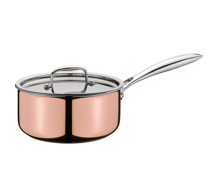 Steelpan met deksel 160mm Spring 0715510616 Culinox Silber | Kasserolle, induktionsgeeignet, backofe
