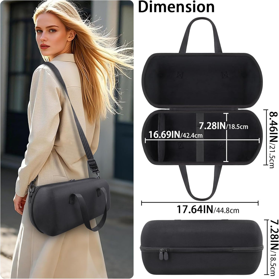 co2CREA Hart Reise Schutz Hülle Etui Tasche für JBL Xtreme 5 Tragbarer Bluetooth Lautsprecher,(Nur H