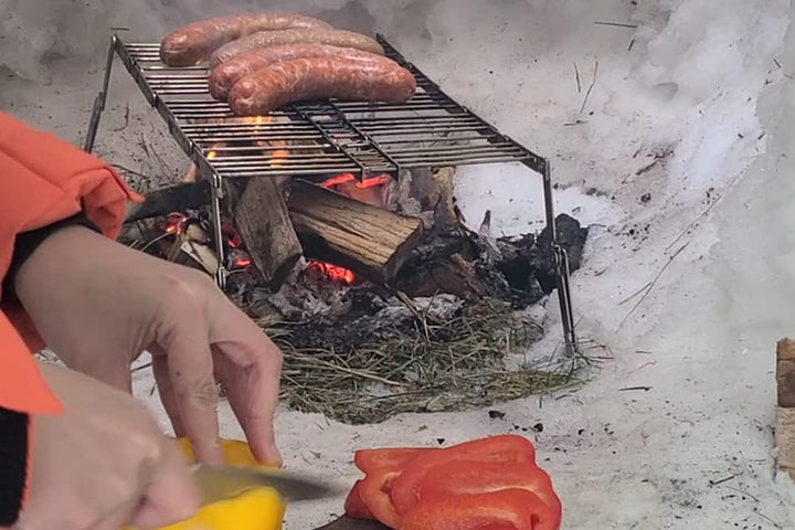 Bitty Big Q Campinggrill aus 316 Edelstahl, ultrakompakt, tragbar, leicht