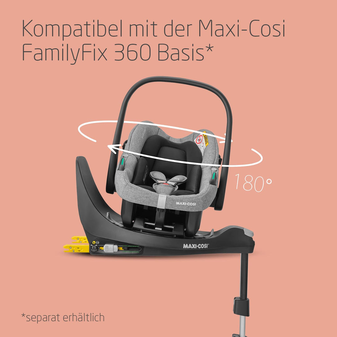 Maxi-Cosi Zelia S Trio Kinderwagen 3 in 1 Komplettset, 0-4 Jahre, bis 22 kg, Zusammenklappbar, Kompa
