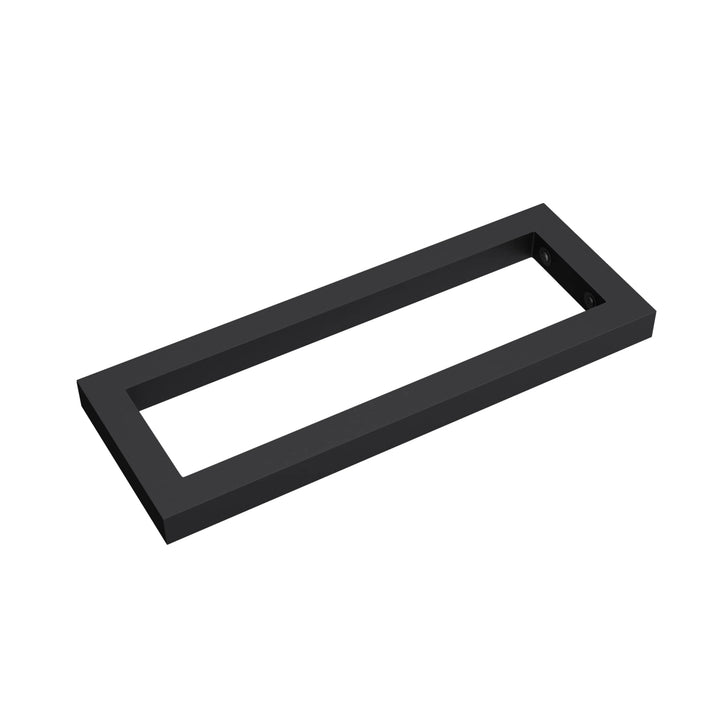 Sogood 1 Stück Edelstahl Waschtischkonsole schwarz 50x3x15 cm WH01 Regalträger Regalhalter Regalträg