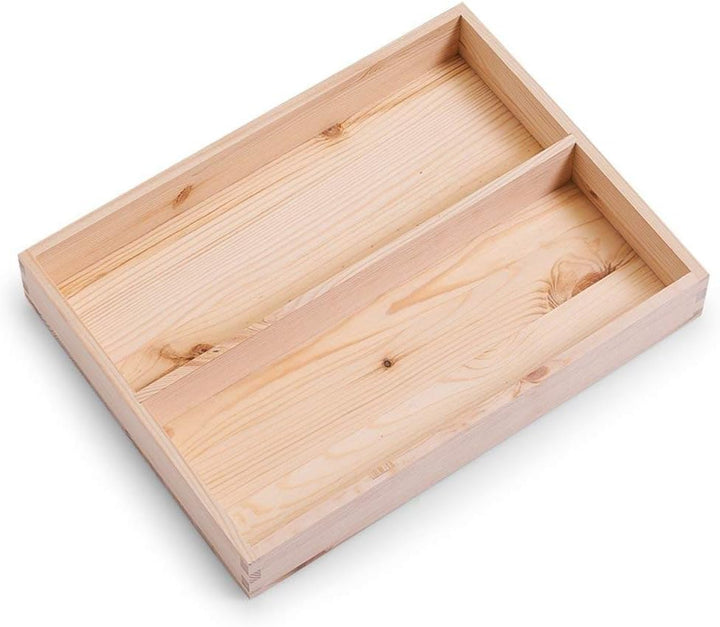 Zeller 13326 Kiste, Holz, Natur, Beige 40 x 30 x 14 cm, 40 x 30 x 14 cm