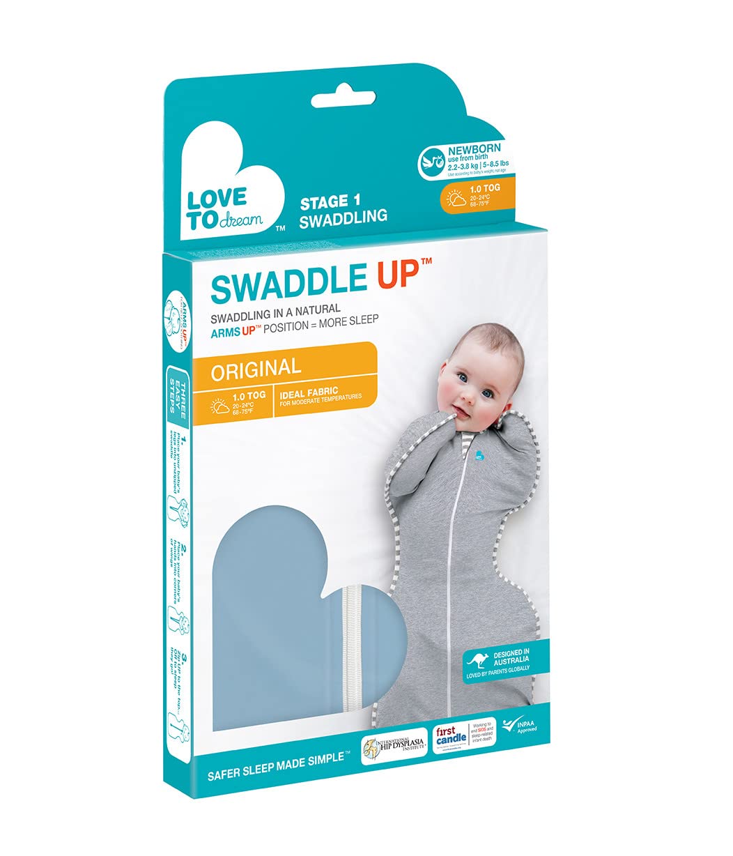 Love To Dream Pucksack, Baby Erstausstattung Small (2,2-3,8kg), ideal für Moderate Temperaturen 20-2
