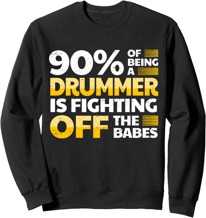 Schlagzeuger Drummer Percussion Trommeln I Frauen Abwimmeln Sweatshirt